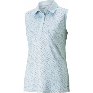 Puma Womens Cloudspun Whitewater Sleeveless Lucite/Navy Blazer XS Tricou polo