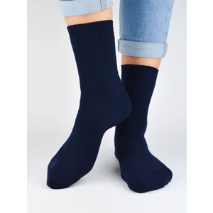 NOVITI Man's Socks SB030-M-03 Navy Blue