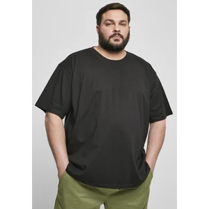 Curved Oversized T-Shirt Made of Organic Cotton Black