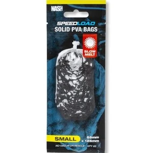 Nash pva sáčky speedload solid pva bags slow melt - small