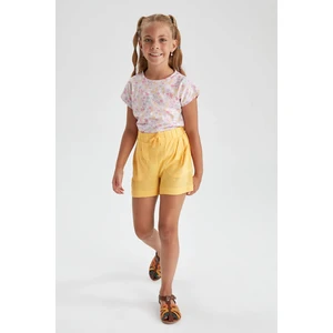 DEFACTO Girl Crinkle Viscose Shorts