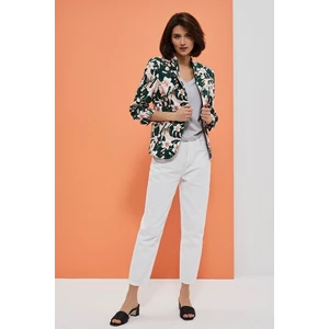 Pink-Green Women's Floral Jacket Moodo - Women