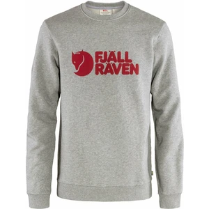 Fjällräven Pulóver Logo Sweater M Grey/Melange L