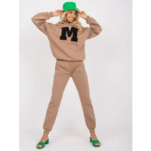 Dark beige oversize Nana tracksuit set