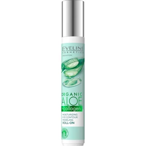Eveline Cosmetics Organic Aloe+Collagen očný roll-on s hydratačným účinkom 15 ml