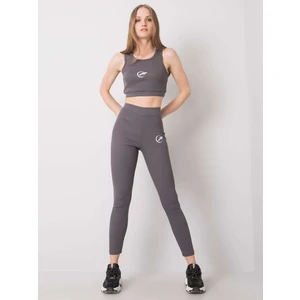 Dark gray Hailie FOR FITNESS sports set