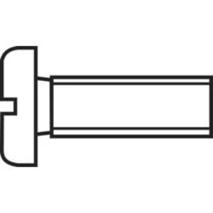 Šrouby s válcovou hlavou TOOLCRAFT 828786, N/A, M1.4, 10 mm, ocel, 20 ks