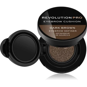 Revolution PRO Eyebrow Cushion barva na obočí v houbičce odstín Dark Brown 2.2 g