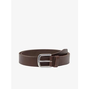 Dark Brown Leather Belt ONLY & SONS Boon - Men