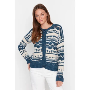 Trendyol Cardigan - Blue - Regular fit