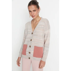 Trendyol Cardigan - Ecru - Regular fit