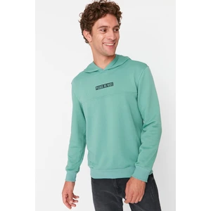 Trendyol Sweatshirt - Green - Regular fit