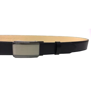 Penny Belts Pánsky kožený spoločenský opasok 35-020-A11 black 100 cm