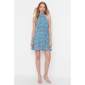 Trendyol Blue Back Detailed Dress