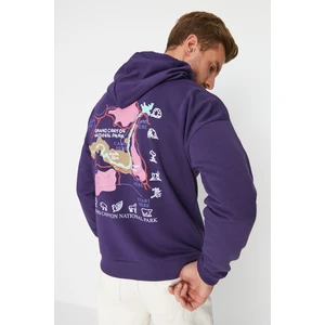 Trendyol Sweatshirt - Lilac - Oversize