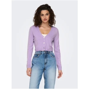 Light Purple Ladies Cardigan ONLY Sunny - Ladies