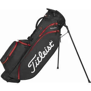 Titleist Players 4 StaDry Black/Black/Red Borsa da golf Stand Bag