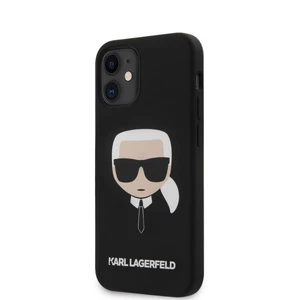 Tok Karl Lagerfeld Head szilikon  iPhone 12 mini, black