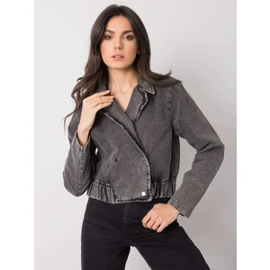 Dark gray women's Darlene RUE PARIS denim jacket