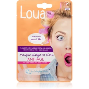 Loua Anti-Aging Face Mask protivrásková plátenná maska 23 ml