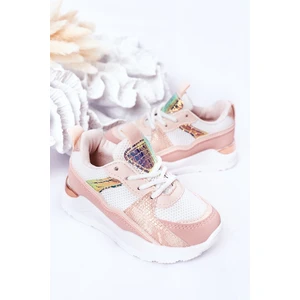 Children's Sport Shoes Sneakers Pink Game Time