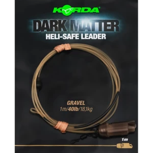 Korda koncová montáž dark matter leader heli safe 18,1 kg 1 m - gravel