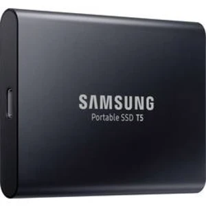 Externý SSD disk Samsung Portable T5, 1 TB, USB-C ™ USB 3.2 (2. generácia), Deep Black