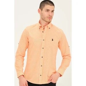 G752 DEWBERRY MEN'S SHIRT-ORANGE