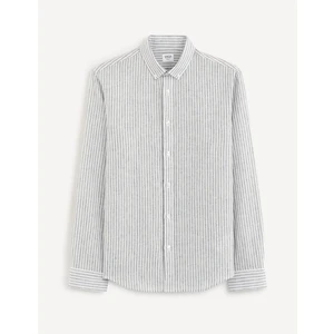 Celio Striped Shirt Baraylin regular - Men