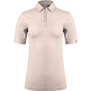 Kjus Womens Ally Cooling Polo SS Blush Pink Melange 36