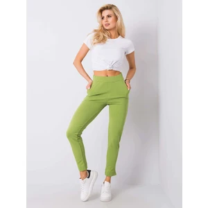 Women's green sweatpants