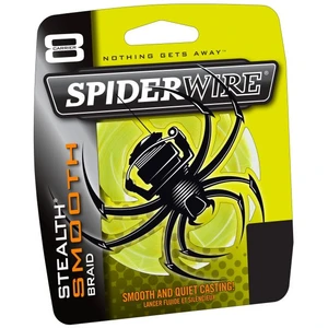 Spiderwire splétaná šňůra stealth smooth 8 žlutá-průměr 0,25 mm / nosnost 27,3 kg / návin 1 m