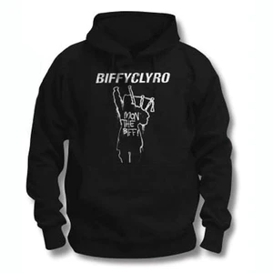 Biffy Clyro Felpa con cappuccio Mon The Biff Nero L