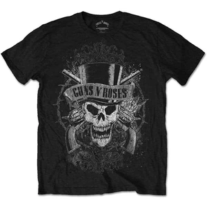 Guns N' Roses Tricou Faded Skull Grafic-Negru 2XL