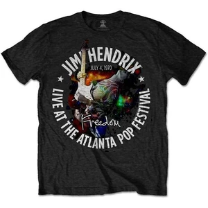 Jimi Hendrix T-Shirt Atlanta Pop Festival 1970 Black-Graphic M