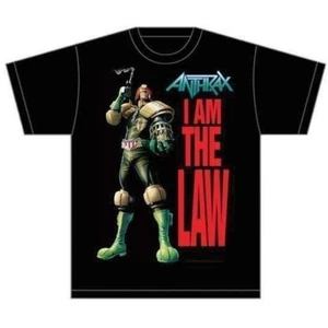 Anthrax Tričko I am the Law Čierna L