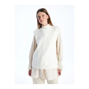 LC Waikiki Women's Half Turtleneck Plain Knitwear Sweater