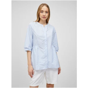 Light Blue Striped Blouse ONLY Gale - Women