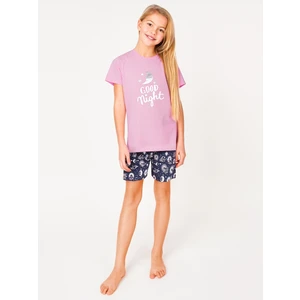 Yoclub Kids's Girls' Short Cotton Pyjamas PIA-0022G-A110