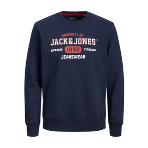 Jack&Jones Pánska mikina JJS TAMP Regular Fit 12211549 Navy Blazer S