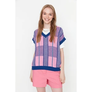 Trendyol Sweater Vest - Blue - Regular fit