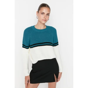 Trendyol Sweater - Blue - Regular fit