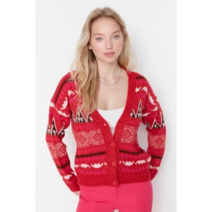 Trendyol Cardigan - Red - Regular fit