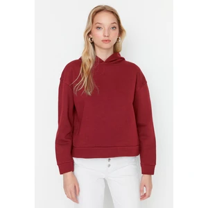 Trendyol Sweatshirt - Burgundy - Regular fit