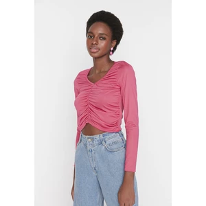 Trendyol Blouse - Pink - Slim fit