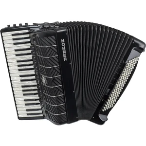 Hohner Mattia IV 120 CR Gun Black/Pearl Key Fisarmonica a tasti