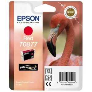 Epson T08774010 červená (red) originální cartridge