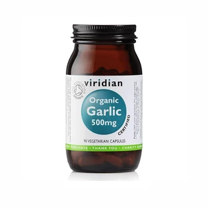 Viridian Organic Garlic 500 mg 90 kapsúl