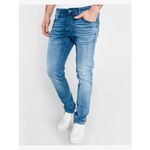 Modré slim džíny Jack & Jones Glenn