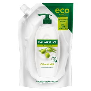 Palmolive Naturals Milk & Olive antistresový sprchový gel náhradní náplň 1000 ml